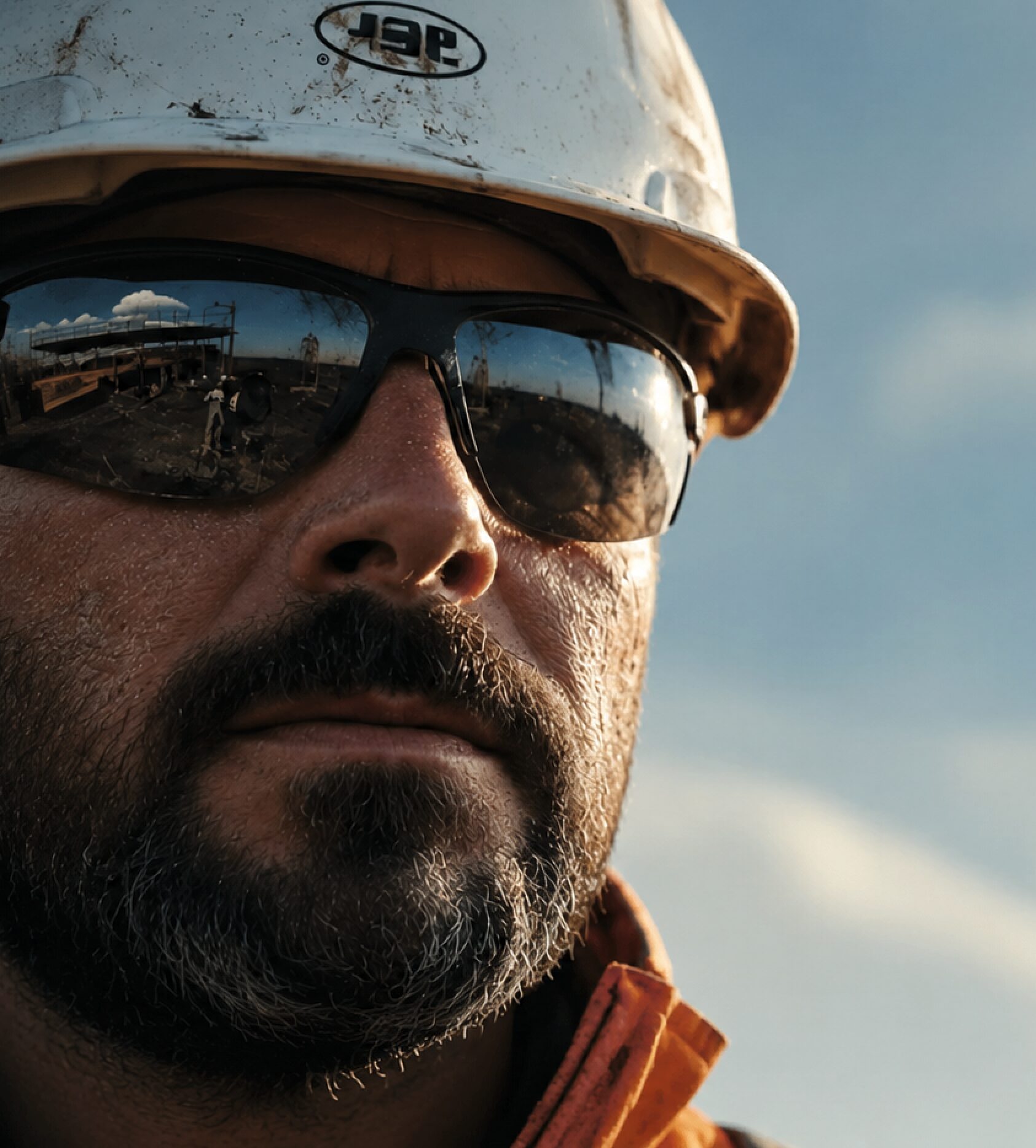 Construction worker on site